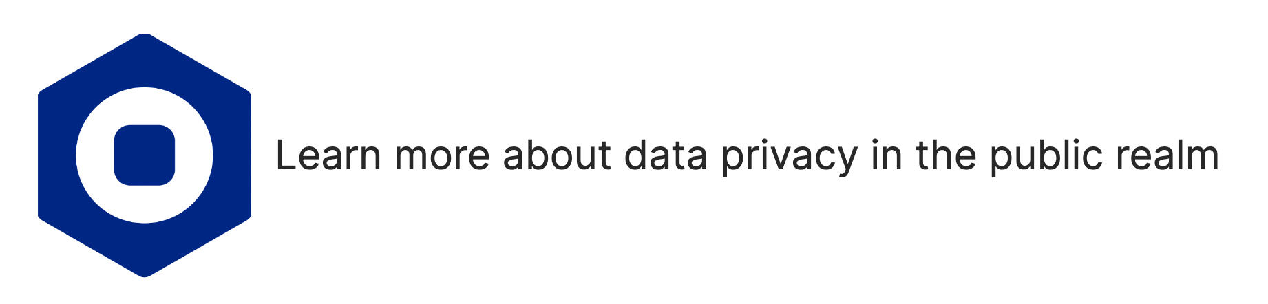 Data Transparency Blue Icon